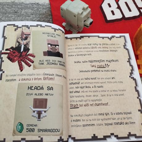 Balíček minecraft - tričká, kniha a figúrky, 146