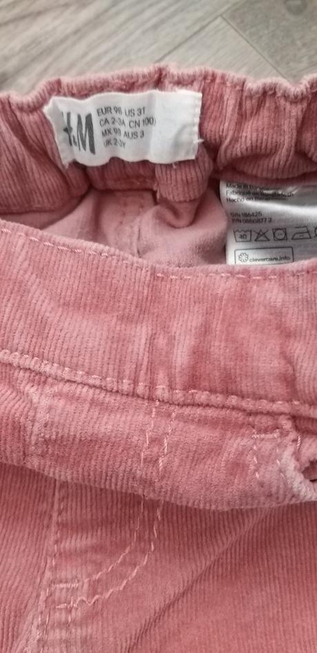 Nohavice, h&m,98