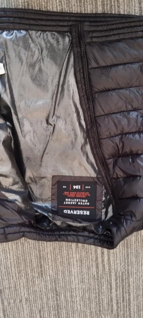 Čierna prešívaná bunda reserved, reserved,134