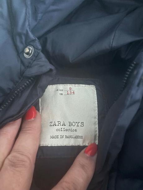 Zara zimná bunda, zara,134
