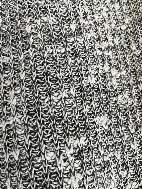 Bavlneno-ľanový melírovaný pulóver over size l/xl, xxl