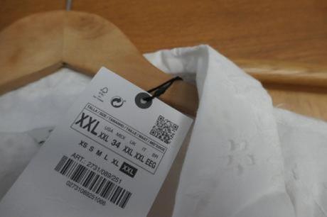 Zara nadherne madeirove vysivane letne s opaskom, zara,xxl