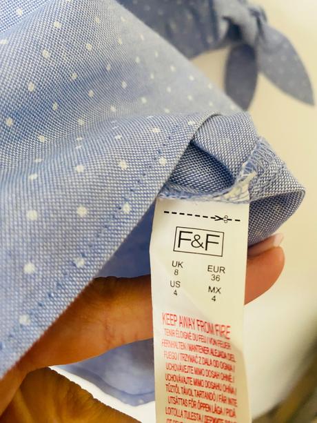 F&f modrý top, f&f,s