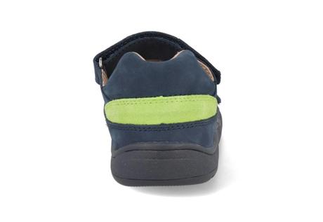 Protetika - kožené sandály dizy navy, protetika,21 - 29