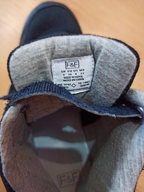 Modré topánky/tenisky 36, f&f,36