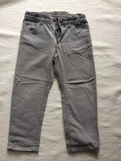 Menčestrové nohavice, h&m,104