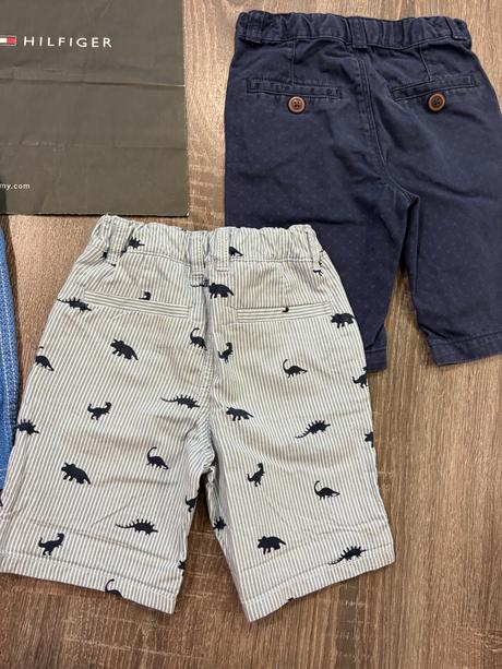Tommy hilfiger,george a f&f kratasy na 3-4 roky, tommy hilfiger,98