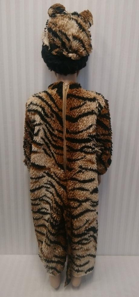 2 dielny kostým fleesový tigrík, carna 2-3r 92-98, 