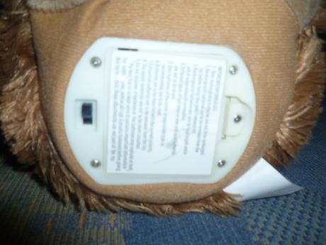 Plyšový sobík s melodiou,