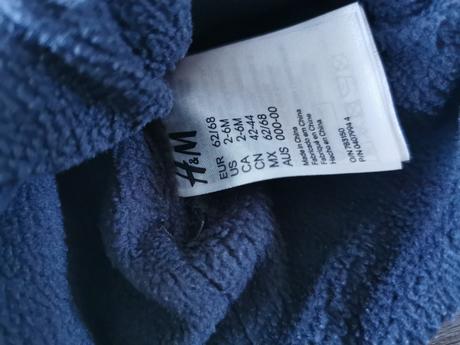 Tmavo sivá zimná čiapka h&m, h&m,62