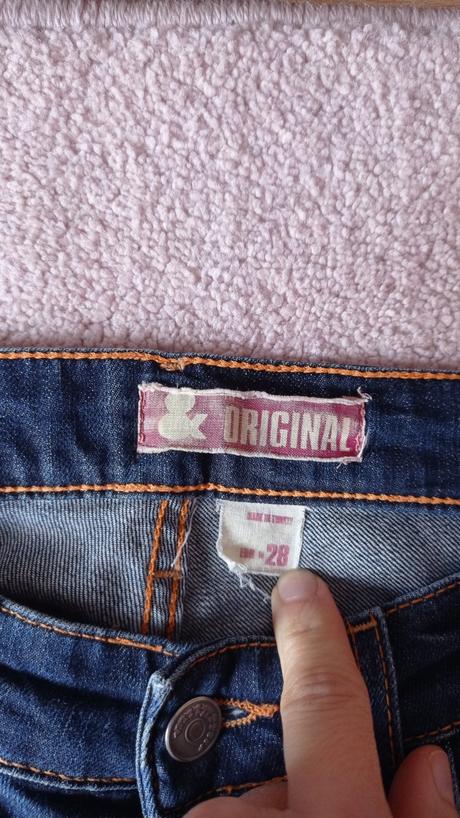 Rifle rovného strihu, hm, veľkosť 28, h&m,m