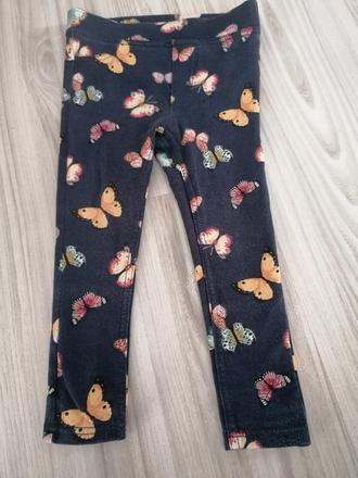 Nohavice dievcenske, h&m,92