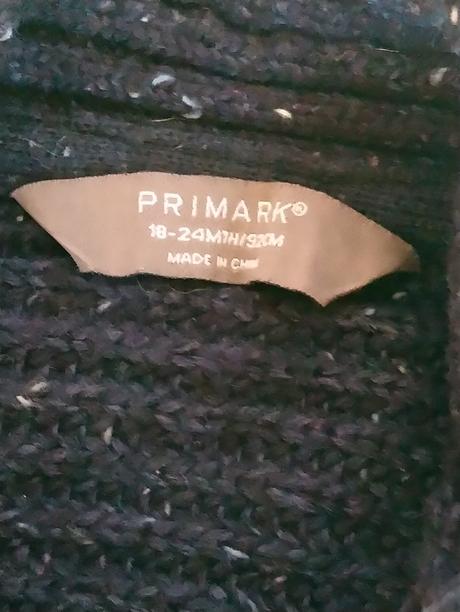 Chlapčenský acrylový tmavo modrý sveter, primark, primark,92