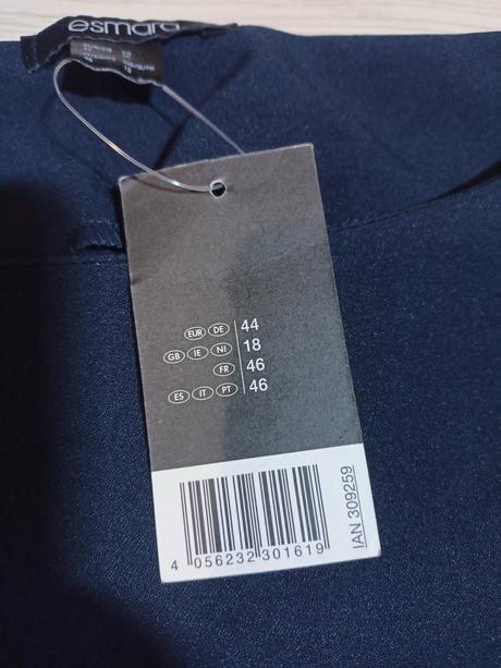 Tunika/blúzka s 3/4 rukávom nová, esmara,44