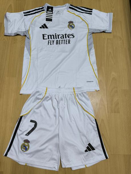 Nový detský set real madrid home- víní jr., adidas,128 / 134 / 140 / 146