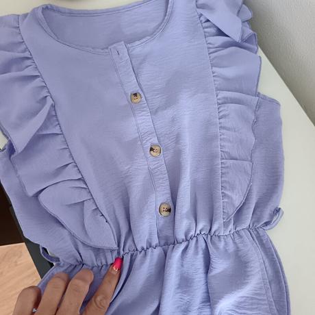 Letný overal lilac s volánikmi, 152