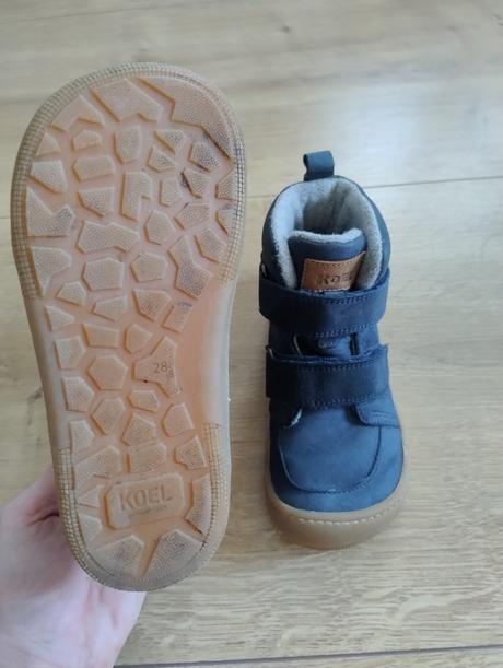 Barefoot zateplená obuv koel4kids, koel4kids,28