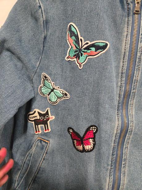 Riflova bunda, denim,s