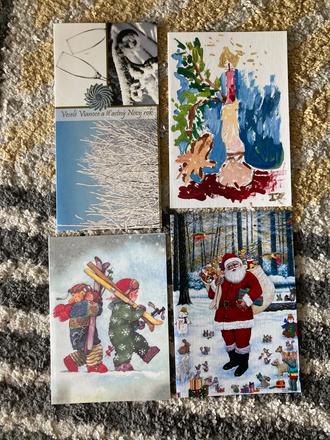 Vianočné pohľadnice otváracie nepopísané, 