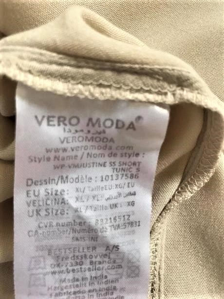 Voľné vidiecke šaty, vero moda,xl