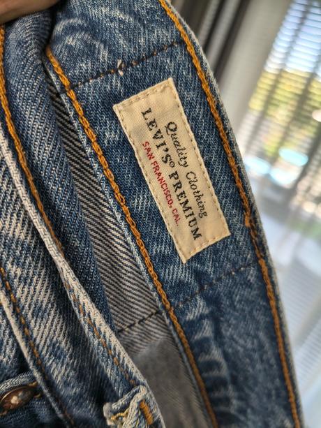 Levis 501 riflová sukňa 30-l, levis,l