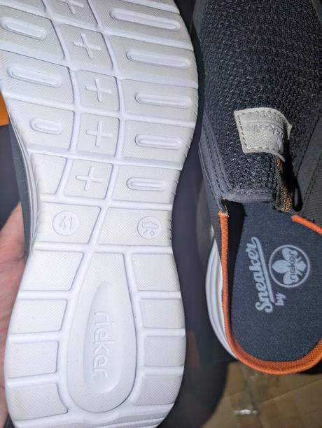 Nenosené rieker topánky s otvorenou pätou, rieker,41