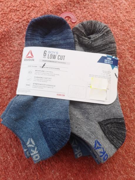 Reebok chlapčenské funkčné ponožky 6ks veľ.36-42, reebok,36 - 42