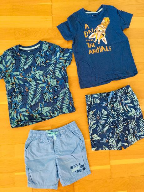 3 ks triciek a 2 ks sortiek, lupilu,104