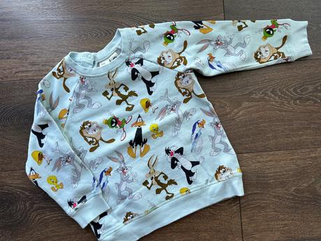 Mikina bugs bunny, h&m,104