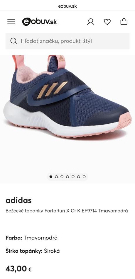 Tenisky adidas fortarun x cf k, adidas,33