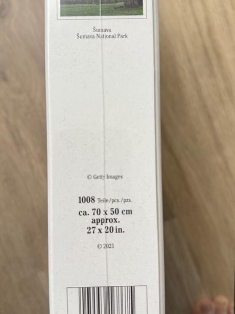 Puzzle 1000ks - šumava národný park, 