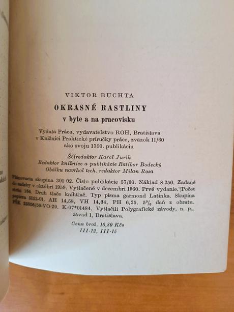 Okrasné rastliny (1960), 