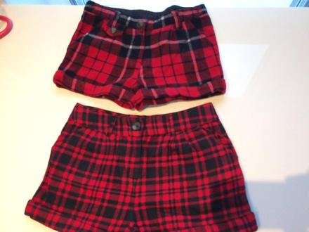 Kárované kraťase, veľ. 135-140, 5 eur, george,140