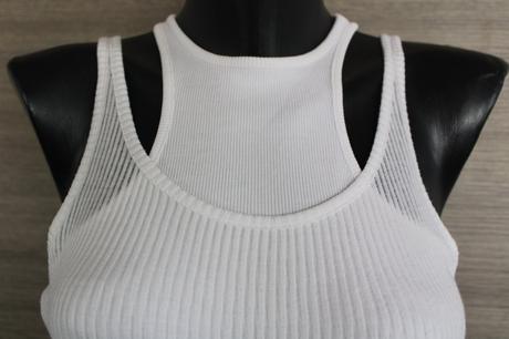 Bershka crop-top dvojvrstvove tielko, bershka,s