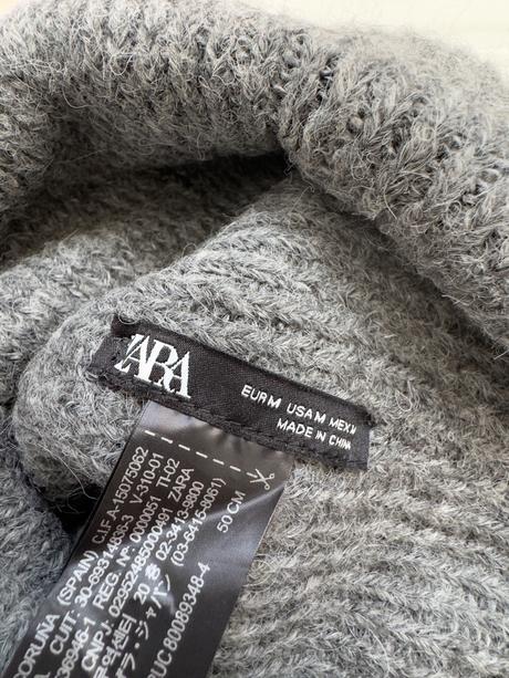 Zara - šedá čiapka, zara