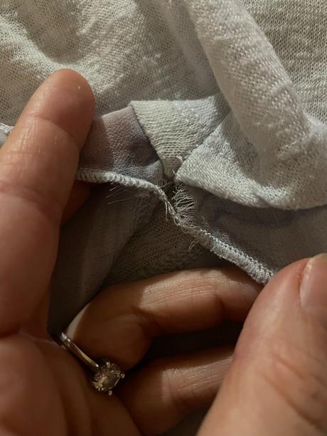 Bledo šedý top, m, m