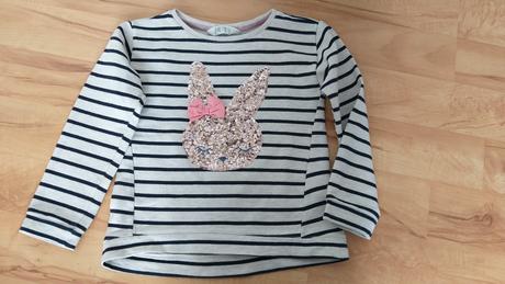 Zajkovská mikina 134/140, h&m,134