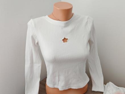 Cropp top biely sadne od 152-m, 