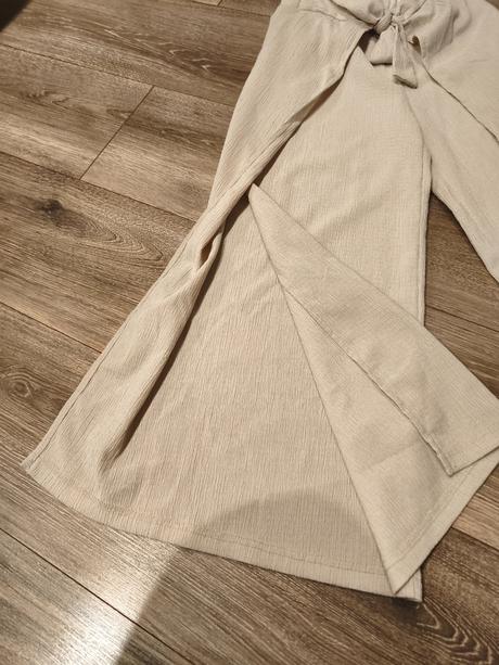 Letné nohavice so zavinovacim efektom 134/140, takko,134