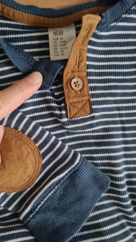 Podsite rifle a svetrik, h&m,68