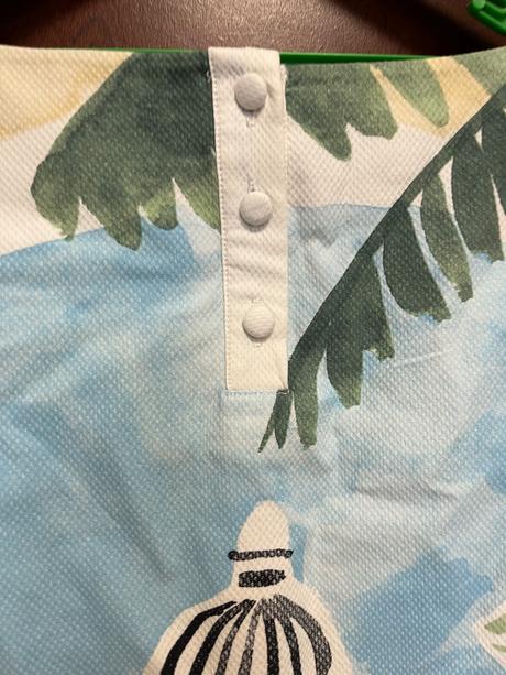 Šaty zo zahraničia s maľbou a vačkami, l