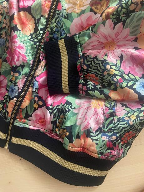 Bunda kvety prechodná 12 rokov, h&m,158