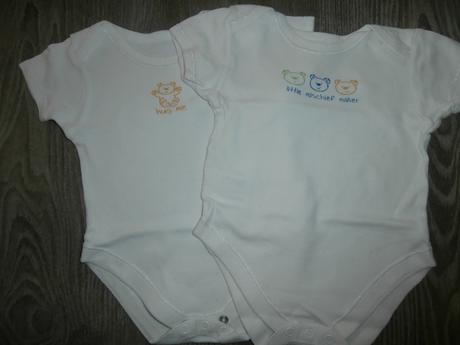 Body s krátkym rukávom 2ks veľ.68, 68–80