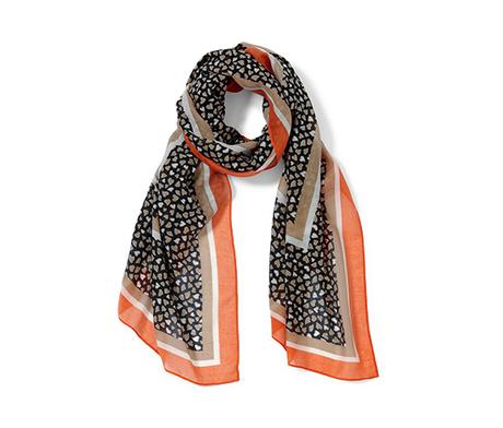 Šal s potlačou 195x80 cm, tchibo