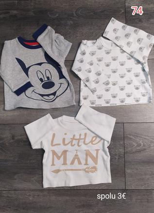 Tričko dlhý rukáv veľ. 74, 74