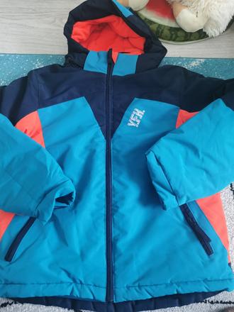 Zimná bunda 9-10 rokov, kik,140