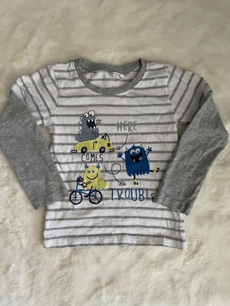 Tričko s dlhým rukávom, baby,104