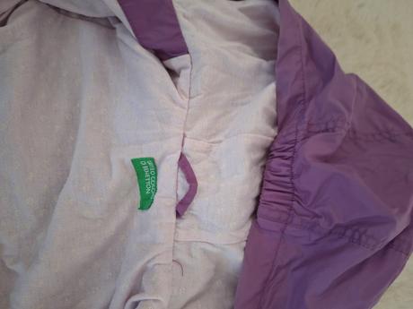 Fialová bundicka benetton, benetton,86