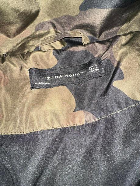 Zara camouflage stylova zimna bombera-bunda, zara,s