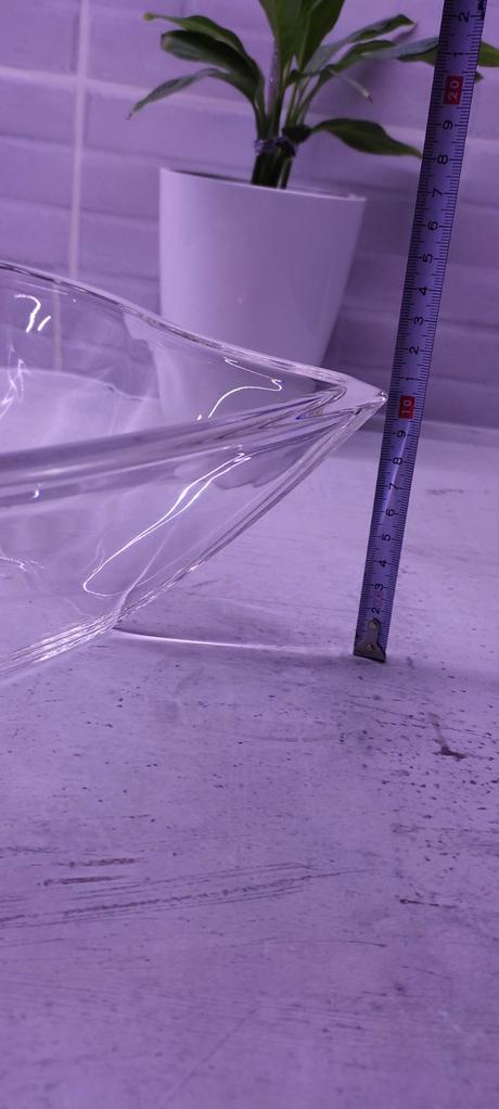 Sklenená misa, dóza, 